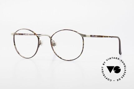 Giorgio Armani 163 Small Panto Eyeglass-Frame, timeless vintage Giorgio Armani designer eyeglasses, Made for Men and Women