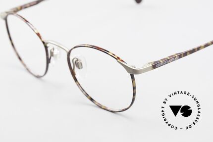Giorgio Armani 163 Small Panto Eyeglass-Frame, can be glazed with lenses of any kind (optical / sun), Made for Men and Women