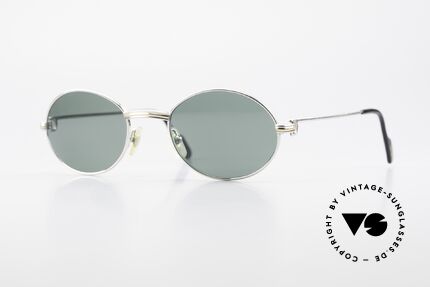 Cartier Saint Honore Oval Luxury Sunglasses 90's, oval VINTAGE CARTIER sunglasses from app. 1998, Made for Men