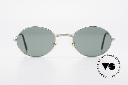 Cartier Saint Honore Oval Luxury Sunglasses 90's, precious and timeless design, in LARGE size 53°22, Made for Men
