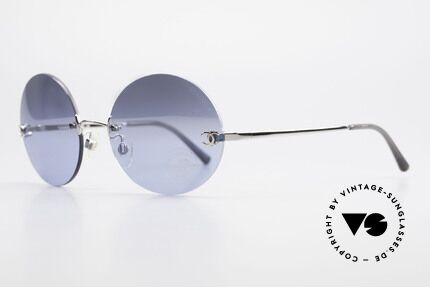 Chanel 4056 Round Luxury Shades Rimless, great combination of 'luxury lifestyle' & functionality, Made for Men and Women