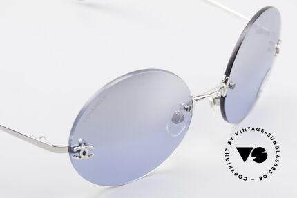 Chanel 4056 Round Luxury Shades Rimless, unworn designer shades (incl. original case by Chanel), Made for Men and Women