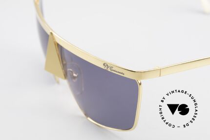 Casanova FC10 Noseguard Sunglasses 24kt, metal frame is shaped like a mysterious carnival mask, Made for Men and Women