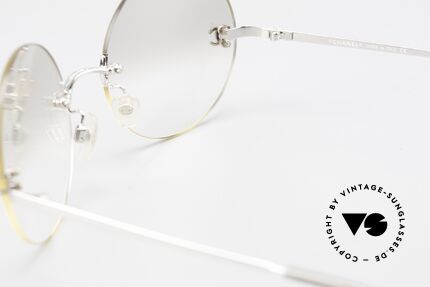 Chanel 4056 Round Luxury Sunglasses 90's, NO RETRO fashion; an old vintage ORIGINAL from 1999, Made for Men and Women