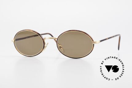 Cutler And Gross 0350 Oval Vintage Sunglasses 90's, CUTLER and GROSS designer shades from the late 90's, Made for Men and Women