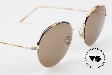 Cutler And Gross 0391 Round Shades Windsor Rings, never worn; like all our vintage Cutler & Gross eyewear, Made for Men and Women