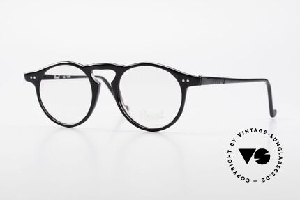 Persol 750 Ratti 80's Vintage Panto Eyeglasses, classic vintage eyeglass-frame by PERSOL RATTI, Made for Men and Women