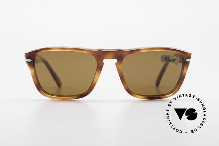 Persol 69229 Ratti 80's Vintage No Retro Shades, tortoise frame with brown Persol mineral lenses, Made for Men and Women