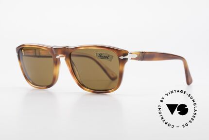 Persol 69229 Ratti 80's Vintage No Retro Shades, high-end lenses (scratch-resistant) with engraving, Made for Men and Women