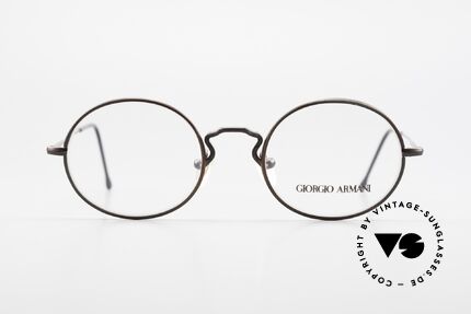 Giorgio Armani 247 Finish Shines Brown And Green, oval frame design; M size 49/20 - a timeless classic!, Made for Men
