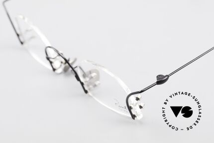 Paul Chiol 2000 Unique Rimless Eyeglasses, demo lenses can be replaced with optical lenses, Made for Men and Women