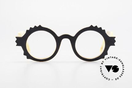 Anne Et Valentin Herrison Elaborate 80's Vintage Glasses, the couple Anne (artist) and Valentin (optician), Made for Women