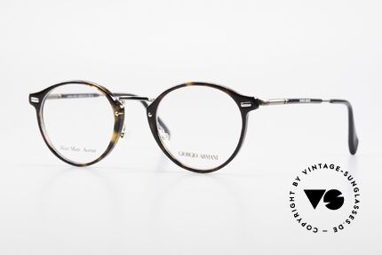 Giorgio Armani 828 Round Panto Eyeglass-Frame, timeless GIORGIO ARMANI vintage designer glasses, Made for Men and Women