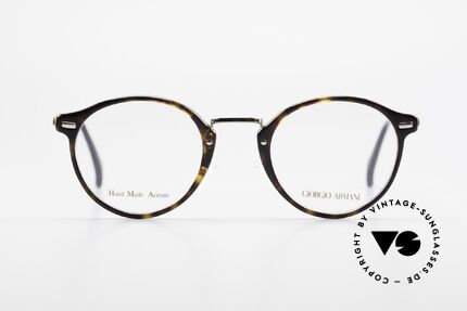 Giorgio Armani 828 Round Panto Eyeglass-Frame, round 'panto design' with discreet elegant coloring, Made for Men and Women
