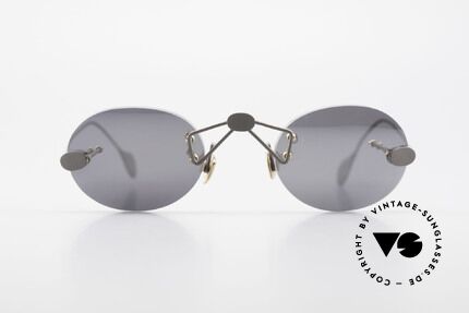Paul Chiol 01 Rimless Art Sunglasses Small, a synonym for sophisticated rimless spectacles, Made for Men and Women