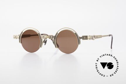 Koure KR8100 Round 90's Steampunk Shades, vintage KOURE sunglasses from 1994, Steampunk Style, Made for Men and Women