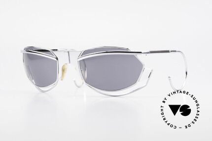 IDC G1 Folding Large Folding Sunglasses 90's, 'spacy' VINTAGE designer sunglasses by IDC, France, Made for Men