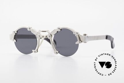 Hi Tek round silver metal sunglasses cult-17 unusual unique