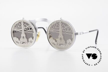 Hi Tek Paris Flip Up Sunglasses Steampunk, Hi-Tek sunglasses, model Paris from 1992, Steampunk, Made for Men and Women