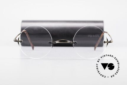 Bonneville by Brendel Timeless Plain Rimless Specs, Size: small, Made for Men and Women
