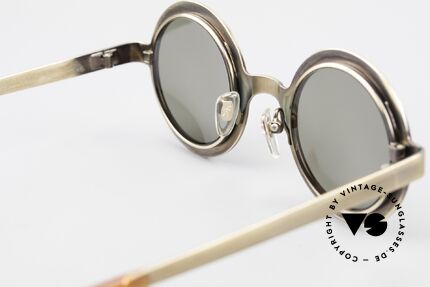 Rosana R4 Round Insider Sunglasses 90's, metal frame could be glazed with prescriptions, too, Made for Men and Women
