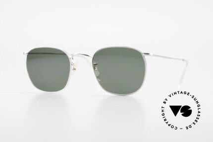 Algha Quadra 50/22 Old Gold Filled Sunglasses, rare old vintage sunglasses by Algha, UK Optical, Made for Men