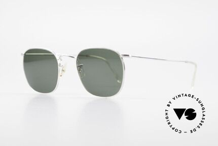 Algha Quadra 50/22 Old Gold Filled Sunglasses, finest manufacturing (handmade in England, UK), Made for Men