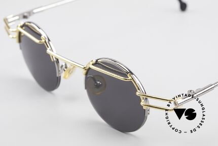 IMAGO Luna 90s Designer Sunglasses Round, unworn single item from the late '90 (true vintage rarity), Made for Men and Women