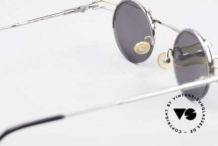 IMAGO Luna 90s Designer Sunglasses Round, sun lenses (100% UV) can be replaced with prescriptions, Made for Men and Women