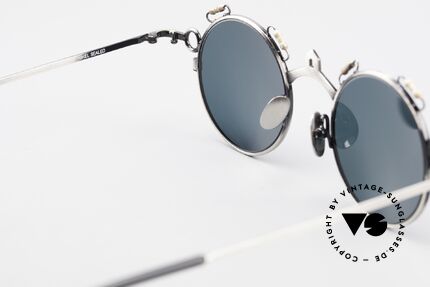 IMAGO Neptun 90s Designer Sunglasses Panto, sun lenses (100% UV) can be replaced with prescriptions, Made for Men and Women
