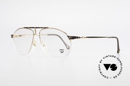 MCM München 10 Gold Plated Frame Root Wood, luxury eyeglasses by Michael Cromer (MC), Munich (M), Made for Men