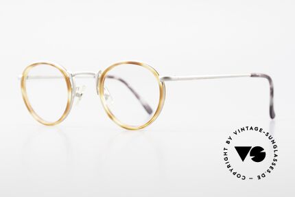 Freudenhaus Bido Round 90's Designer Frame, great combination of materials (plastic & titanium), Made for Men and Women