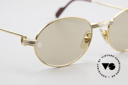 Cartier Saint Honore - S Small Oval Luxury Sunglasses, 2. hand, but in a mint condition (scratch-free lenses), Made for Men and Women