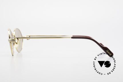 Cartier Saint Honore - S Small Oval Luxury Sunglasses, NO RETRO; a 20 years old ORIGINAL + Cartier case!, Made for Men and Women
