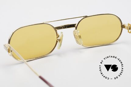 Cartier MUST Santos - S Elton John Sunglasses 1980s, NO RETRO eyewear; a 35 years old vintage ORIGINAL!, Made for Men and Women