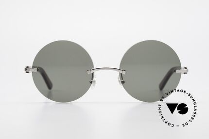 Cartier C-Decor Madison Small Round Luxury Shades, precious round designer shades; metal & composite, Made for Men and Women