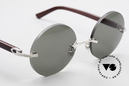 Cartier C-Decor Madison Small Round Luxury Shades, 2. hand model, but in a mint condition + GUCCI case, Made for Men and Women
