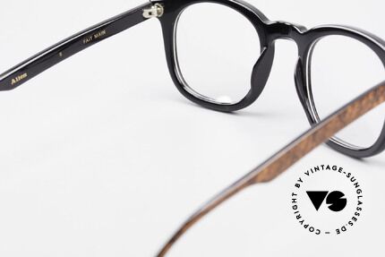 Traction Productions Allen Woody Allen Glasses 1980's, frame can be glazed optionally (optical and sun), Made for Men and Women