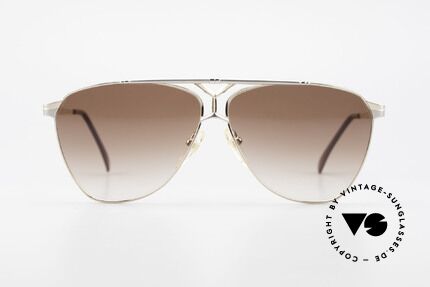 Yves Saint Laurent 8808 80's YSL Men's Aviator Shades, LUXURY: gold-plated frame with titanium parts, Made for Men