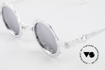 Koure Icon 2266 Mirrored Steampunk Shades, top craftsmanship of all components; mirrored sun lenses, Made for Men and Women