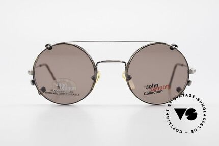 John Lennon - You Are Here Round Glasses With Clip On, frame models named after Lennon songs or words, Made for Men and Women
