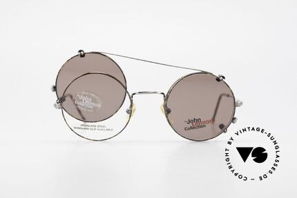 John Lennon - You Are Here Round Glasses With Clip On, Size: small, Made for Men and Women