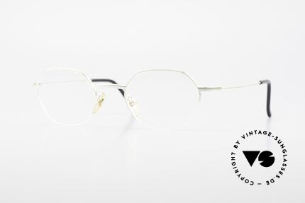 W Proksch's M62/24 90s Avantgarde Semi Rimless, Proksch's vintage Titanium eyeglasses from 1996, Made for Men and Women