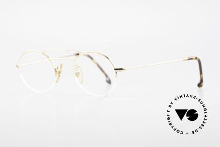 W Proksch's M5/7 90's Semi Rimless Gold-Plated, plain frame design & Japanese striving for quality, Made for Men and Women