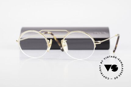 W Proksch's M5/7 90's Semi Rimless Gold-Plated, PROKSCH worked for Oliver Peoples, Paul Smith ..., Made for Men and Women