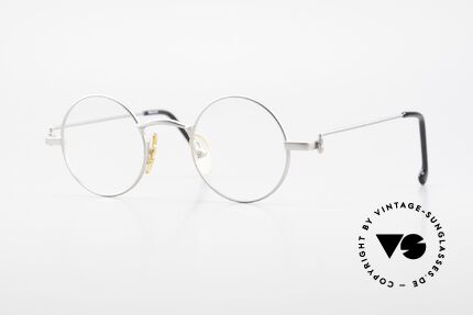 W Proksch's M30/8 Round Glasses 90s Avantgarde, Proksch's vintage Titanium eyeglasses from 1993, Made for Men