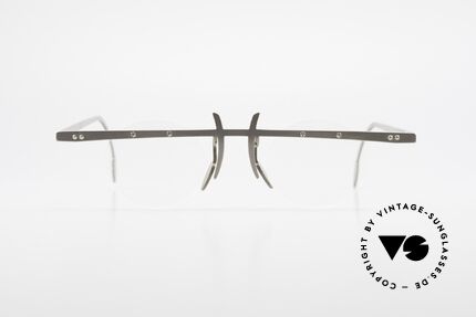 Theo Belgium Tita VI 3 Crazy Eyeglasses Titanium 90s, founded in 1989 as 'anti mainstream' eyewear / glasses, Made for Men and Women