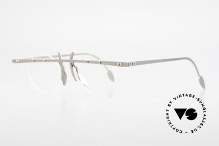Theo Belgium Tita VI 3 Crazy Eyeglasses Titanium 90s, TITA SERIES = L titanium frames by Theo from the 90's, Made for Men and Women