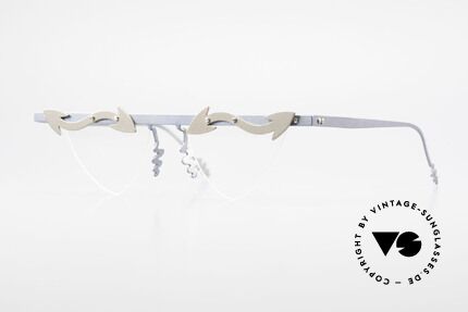 Theo Belgium Tita II B5 Heart Shaped XL Glasses Titan, Theo Belgium: the most self-willed brand in the world, Made for Women