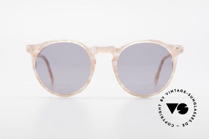 Alain Mikli 034 / 348 80's Panto Sunglasses Ladies, classic 'panto'-design with an interesting pattern, Made for Women